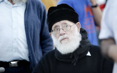 Moshe Levinger (Crédit : Miriam Alster/Flash 90)