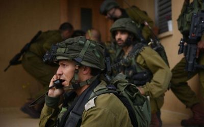 Entrainement de soldats de Tsahal de la Division de la frontière de Gaza, le 22 mars 2015 (Crédit photo: Porte-parole de Tsahal)