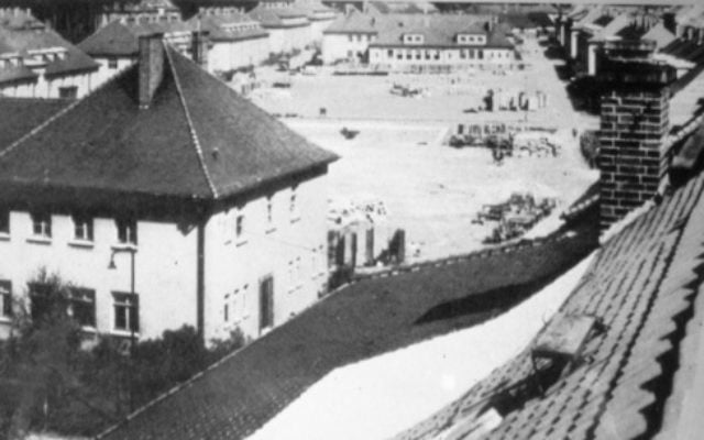 Le camp de Bergen-Belsen DP à la fin des années 1940. (Crédit : autorisation de Jean Bloch Rosensaft) Le camp de Bergen-Belsen DP à la fin des années 1940. (Crédit : autorisation de Jean Bloch Rosensaft)