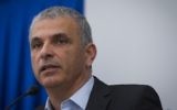 Le chef de Koulanou Moshe Kahlon (Crédit : Miriam Alster / Flash90)