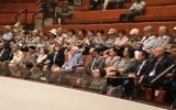 Des anciens combattants de la Seconde Guerre mondiale lors d'une session spéciale à la Knesset, pour le 70e anniversaire de la victoire contre l'Allemagne nazie. (Crédit photo: Knesset)