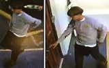 Cette capture d'écran de la vidéo de surveillance de la caméra de sécurité a été publiée par le département de Police de Charleston (Caroline du Sud) ; on y voit l'homme soupçonné d'avoir tué neuf personnes dans une fusillade dans une église. (Crédit : AFP PHOTO / CHARLESTON POLICE DERPARTMENT)