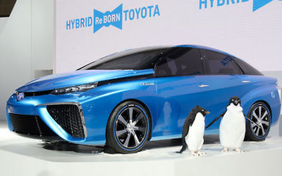 Le véhicule à hydrogène Toyota Mirai (Courtoisie)