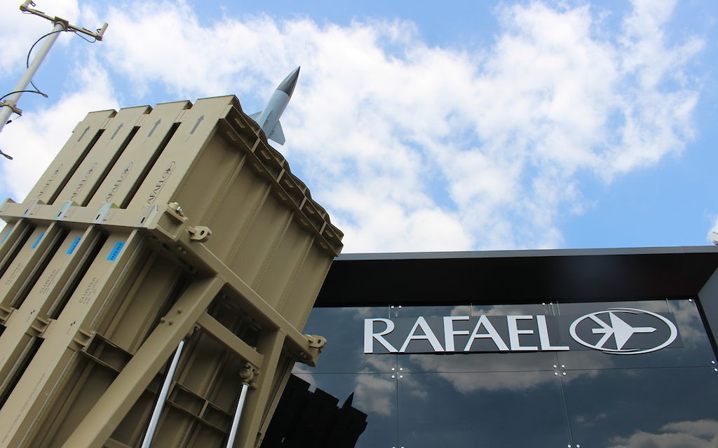 L’Iron Dome de Rafael Advanced Defense Systems Ltd (Crédit : Times of Israel Staff)