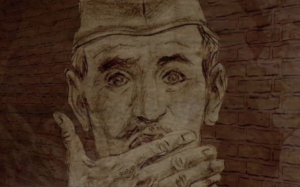 Un dessin d'animation issu du film "Karski et les Seigneurs de l'Humanité" par Tomasz Niedzwiedz. (DR)