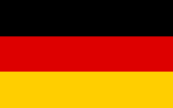 Drapeau de l'Allemagne (Crédit : domaine public)