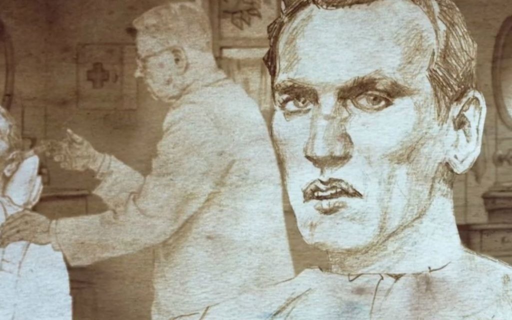 Un dessin d'animation issu du film "Karski et les Seigneurs de l'Humanité" par Tomasz Niedzwiedz. (DR)