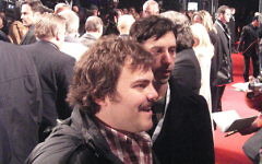 L'acteur Jack Black à la première de "King Kong" à Berlin en Allemagne (Crédit : Ingo Drzewiecki/CC-BY-SA)