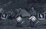 Des jeunes participant à un camp d'été de la Bund, qui était calqué sur les camps de la jeunesse hitlérienne dans l'Allemagne nazie. (Crédit : Archives nationales des États-Unis)