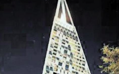 Le plan de la Pyramide Liberté. (Droits : Daniel Libeskind, Yigal Levi)