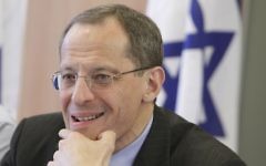 Prof. Eugene Kandel, anciennement à la tête du Conseil économique national d'Israël. (Miriam Alster/Flash90)