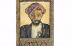 L' "Arabe en noir" par l'artiste juive Irma Stern, trouvé dans un appartement de Londres, utilisé comme un tableau, sera vendu aux enchères en septembre. (Bonhams)