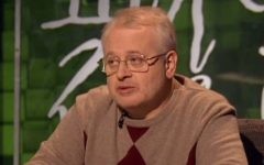 Sergei Ustinov, le directeur du Musée d'Histoire des Juifs en Russie et vice-président du Congrès juif de Russie (Crédit : Capture d'écran YouTube)