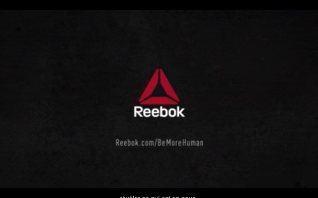 Capture YouTube : Reebok - Freak Show - Be more human Capture YouTube : Reebok - Freak Show - Be more human