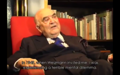 Capture d'écran YouTube : Portrait of Lord Weidenfeld