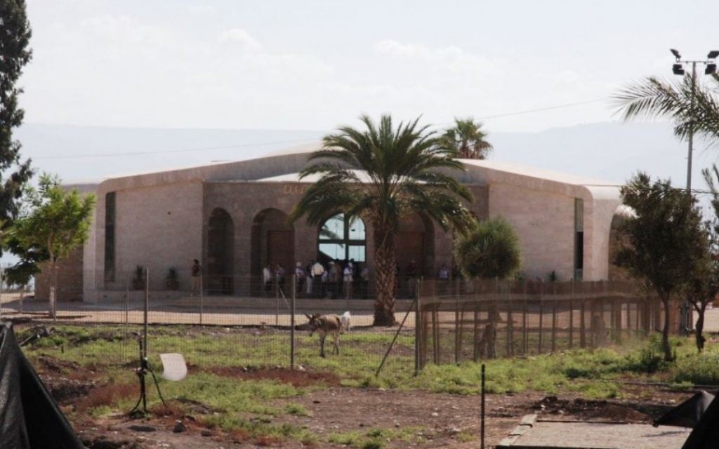 Le centre de prière et de réflexion à Magdala (Shmuel Bar-Am)