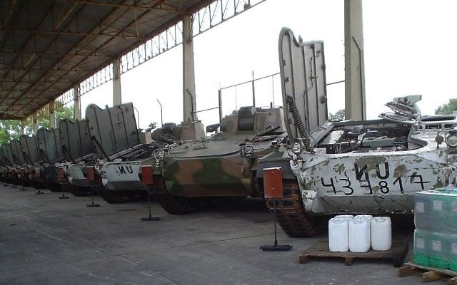 Les tanks TAM de l'Argentine au cours d'une mission de maintien de la paix des Nations unies en Croatie le 1er décembre 2006 (Crédit : CC BY-SA Alexav8, Wikimedia Commons)