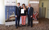 Les responsables israéliens et allemands annoncent l'expansion du programme EXIST à Israël à Tel-Aviv, le 29 juin 2015.  (Rolf Dolek)