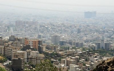 Une vue de Téhéran (Crédit : CC BY Kamyar Adl/Flickr)