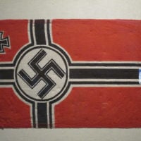 Un drapeau nazi. Illustration. (Crédit : BPTakoma/CC BY/Flickr)