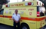 L'ambulancier arabo-israélien du Magen David Adom Ziad Dawiyat (Photo: Autorisation / MDA)