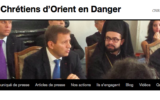 Capture d’écran de la page du site Chredo
