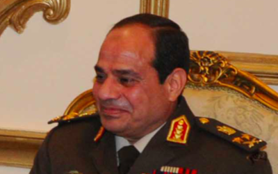 Le président égyptien Abdel Fattah al-Sissi (Crédit : domaine public)