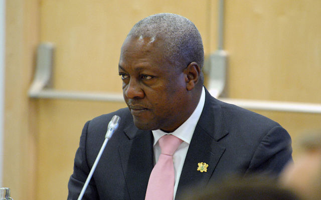 John Dramani Mahama, président de la République du Ghana (Crédit : cc-by-2.0)