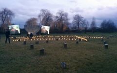 Le mémorial de la Shoah à Terezin, en République tchèque, le 27 janvier 2015. (Crédit : Times of Israel / Marissa Newman)