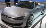 Une Volkswagen Bluesport photographiée au Salon de l'Auto à Washington DC en 2009 (Crédit : IFCAR/Domaine public)