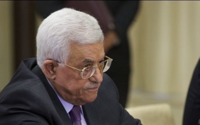 Le président de l'Autorité palestinienne Mahmoud Abbas, le 22 septembre 2015 (Crédit photo: IVAN SEKRETAREV / POOL / AFP )