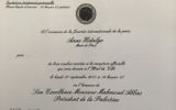 Cérémonie à l'Hôtel de Ville (Crédit : Twitter Julien Bahloul)