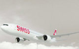 Un Boeing 777 de Swissair. (Crédit : Capture d'écran site Swissair)