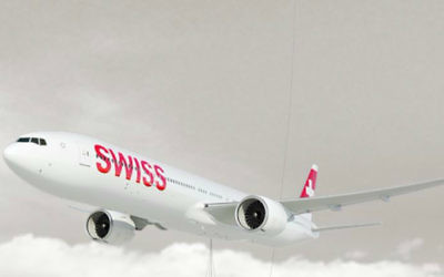 Un Boeing 777 de Swissair. (Crédit : Capture d'écran site Swissair)