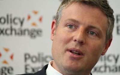 Le député Zac Goldsmith à "Un nouveau dialogue avec le centre-droit à propos de l'évolution du climat" le 13 juin 2013. (Crédit : CC-BY, Policy Exchange, via Flickr)