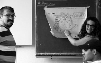 Le fondateur de Kiga, Aycan Demirel, est une musulmane turque en Allemagne, l'enseignement des enfants immigrés musulmans sur l'histoire juive. (Jirko Piberger)