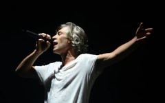 Le rappeur reggae américain Matisyahu en concert à Jérusalem, le 10 octobre 2015. (Crédit : Flash90)