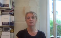 Nathalie Azoulai raconte son livre 'Titus n'aimait pas Bérénice', le 24 juin 2015 (Crédit : capture d’écran YouTube)