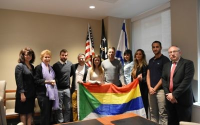 Délégation Druze (Crédit : Congrès juif mondial)