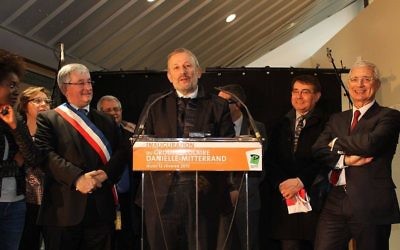 François Pupponi, à Pierrefitte-sur-Seine, le 12 février 2015. (Crédit : Chris93/CC SA 4.0)
