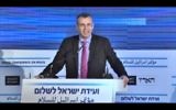 Le ministre du Tourisme Yair Levin  à la conférence pour la paix du quotidien Haaretz à Tel Aviv le 12 novembre 2015 (Capture d'écran: YouTube)