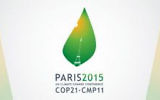 Logo de la COP 21 (Crédit : AFP)