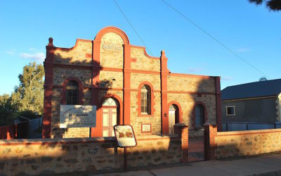 La synagogue de Broken Hill (Crédit : Wikipedia commons)