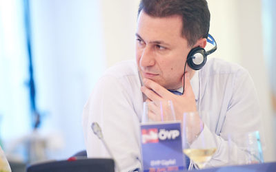 Le Premier ministre de la Macédoire Nikola Gruevski (Crédit : European People's Party/Wikimedia Commons SA 2.0)