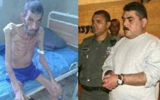 Photos côte à côte d'un Syrien émacié dans une prison du régime d'Assad et d'un Samir Kuntar bedonnant quittant une prison israélienne après près de 30 ans, postées sur Facebook en décembre 2015 par le journaliste d'Al-Jazeera Faisal al-Qassem (Facebook)