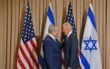 Le Premier ministre Benjamin Netanyahu et le vice-président américain Joe Biden à Davos, en Suisse, le 21 Janvier 2016 . (Crédit : Haim Zach/Bureau du Premier ministre)