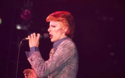 David Bowie, en 1974 à Washington (Crédit : Creative Commons Attribution 2.0 Generic/Hunter Desportes)