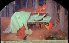 Blanche Neige de Marianne Stokes peint entre 1880-1890 (Crédit : Domaine public)