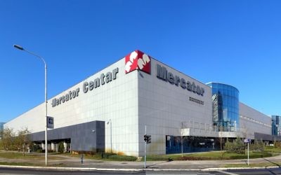 Un Centre de Mercator à New Belgrade, Slovénie (Crédit : Михајло Анђелковић / Wikipedia CC BY-SA 3.0)