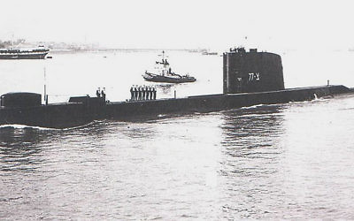 Le Dakar de la marine israélienne (Crédit : Unité des portes-parole de l'armée israélienne)